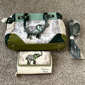 Brand new Elephant bag and wallet